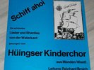 HÜINGSER Kinderchor, Menden - Schiff Ahoi, Lieder & Shanties / LP Privatpressung