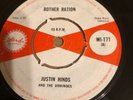 JUSTIN HINDS - BROTHER RATION / SATAN - 1965 UK  ISLAND  WI-171  NEAR MINT