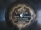 Victor Scroll 20964 Gene Austin My Blue Heaven Thinking About Me 78 RPM 1927