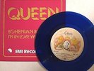 QUEEN - BOHEMIAN RHAPSODY - RARE BLUE VINYL 7