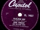 CLASSIC GENE VINCENT 78  BLUEJEAN BOP / WHO SLAPPED JOHN UK CAPITOL CL 14637 E-