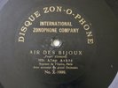 Aino Ackté Air des Bijoux Faust Gounod Zonophone X-1999