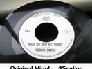 ? BOBBIE SMITH promo 'Walk On Into My Heart' RARE no lines Northern Soul 45 HEAR