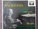 Wilhelm Backhaus/Karl Bohm Mozart Piano Concerto No. 27/Sonata No.11 SXL2214 1Ed