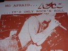 ac/dc no afraid it's only rock'n'roll only cover test press
