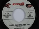 Doo Wop R&B 45 FLAMINGOS I Only Have Eyes For You END promo HEAR