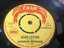 Derrick Morgan Seven Letters Rare Original Killer Ska 7