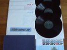 RARE COFFRET 3 DISQUES LP 33T VINYL CHARLES AZNAVOUR AVEC LIVRET - EN BEL ETAT