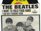 THE BEATLES; I want to Hold Your Hand 45 RPM Record; EXC;Capitol w/ PS