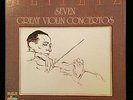 JASCHA HEIFETZ violin - Seven Great Violin Concertos - RCA ST 4LP BOX (1987)