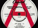 THE STANDELLS - DIRTY WATER (Capitol) - Rare 60's UK Garage Rock Demo 45 EX