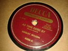 DOOLEY WILSON : AS TIME GOES BY (CASABLANCA)  /  KNOCK ON WOOD.  US.78.rpm 1946