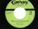 THE DU DROPPERS 45RPM '55 GROOVE GIVE ME SOME CONSIDERATION DOO WOP VG++ VINYL
