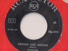 DRAGONS -CHUCK BERRY -ANIMALS -ROLLING STONES AROUND AND AROUND RAREST GREEK 45