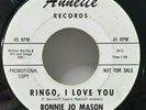 Bonnie Jo Mason (Cher) Annette 1000 RINGO, I LOVE YOU / BEATLE BLUES /RARE PROMO