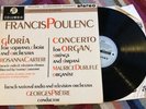 b/s Francis Poulenc Gloria Organ Concerto LP Columbia SAX2445 NM/EX 1961