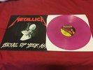 Metallica metal up your ass coloured vinyl, New.