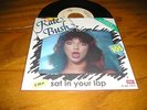 KATE BUSH SAT IN YOUR LAP rare 45 juke box Italy in special dj radiosleeve