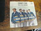 BEACH BOYS Ten Little Indians 45 CAPITOL pic sleeve VG++ vinyl VG sleeve