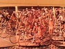 Queen Jazz NM Embossed Gatefold with NUDE BICYCLE RACE POSTER