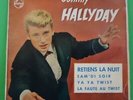 EP 7'' Johnny Hallyday ?– Retiens La Nuit Vinyl VG+ Cover VG+ Spain 1963 V. Rojo