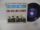 rare ROLLING STONES exc 7`` SATISFACTION with pic sleeve italian pressing error