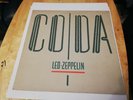 LED ZEPPELIN - CODA - VINYL LP - 1982 - A2/B - A0051 - UK 1st PRESS EX VINYL