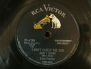 ELVIS PRESLEY - I Don't Care If The Sun Don't Shine - 1955 - 78 rpm
