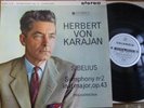 KARAJAN / SIBELIUS symphony no 2 / COLUMBIA SAX 2379 B/S