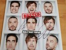 BUSTED HALF WAY THERE SIGNED AUTOGRAPHED COLOURED SPLATTER VINYL LP  *RARE*