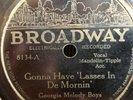 GOLDEN MELODY BOYS BROADWAY 8134 COUNTRY 78 RPM V- ***HEAR***