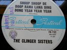The Clinger Sisters-“Shoop Rama Lama”-45Rare OZ Promo Sheet & Sample-1964