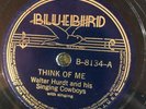 Bluebird 8134 Walter Hurdt Singing Cowboys SHE's GOT RHYTHM NOW 1939 78 rpm E/E-