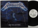 METALLICA Ride The Lightning ELEKTRA LP wlp