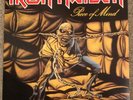Iron Maiden Piece Of Mind LP Vinyl Record Original US Pressing With Order Form