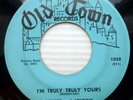 ROBERT & JOHNNY r&b 45 ORIG.Old Town I'M TRULY TRULY YOURS Eternity With You D76