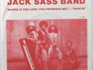 70s Soul 45 JACK SASS BAND Where Is The Love...VISA VG++/VG+ pic sleeve HEAR