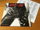 MOTLEY CRUE - TOO FAST FOR LOVE - 1982 GERMAN LP WITH INNER SLEEVE EX/EX