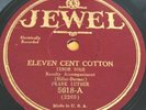 FRANK LUTHER  Jewel 5618  ELEVEN CENT COTTON -THE UTAH TRAIL 78 rpm V+