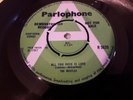 Beatles ALL YOU NEED IS LOVE 45 vinyl Demo Acetate Rare fantasy label