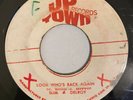 SLIM & DELROY - LOOK WHO'S BACK AGAIN - UP TOWN ( VERY RARE SKA 7 )