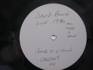DAVID BOWIE LIVE SOUND & VISION  WHITE LABEL TEST PRESSING MINT . . ..