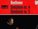PHILIPS HI-FI STEREO - WALTER - BEETHOVEN - SYMPHONY 4 & 5 - COLUMBIA ORCH. NM