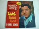 Elvis Presley LP Girls  Girls  Girls  (Orange Label) (RCA SF 7534, UK)