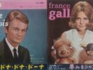45T DEUX TITRES FRANCE GALL/CLAUDE FRANÇOIS JAPONAIS ORIGINAL JAPON (EN JAPONAIS