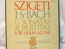 Szigeti, J,S. Bach 6 Sonatas & Partitas Solo Violin 3 LP Box Vanguard BG 627/9
