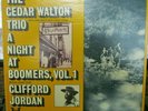 Cedar Walton Trio-A Night At Boomers V.1-Clifford Jordan-Rare Jazz LP-Muse-NMint