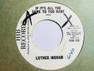 Luther Ingram Orchestra - If It's All The Same - Promo 698 - Northern Soul - Hib