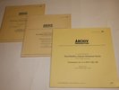 Helmut Walcha Set of 3 German Archiv LPs Bach Toccatas Fugues Canzona Triosonata