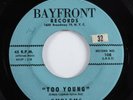 Doo Wop R&B Rocker 45 EMBLEMS Too Young BAYFRONT HEAR
